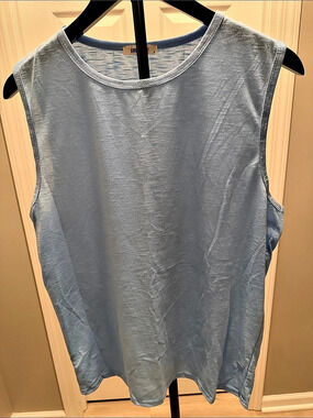 COOFANDY men’s Small Tank Top in Blue Size Small Like New
